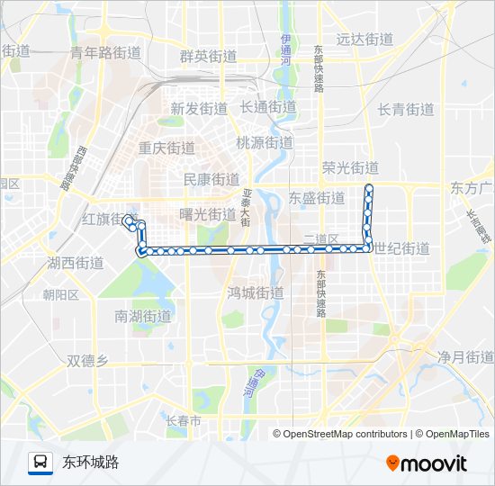 公交227路的线路图