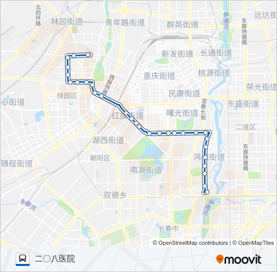 228路 Bus Line Map