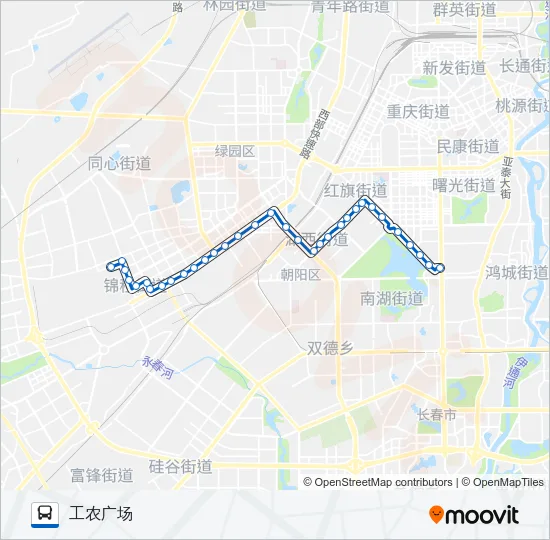 232路 Bus Line Map