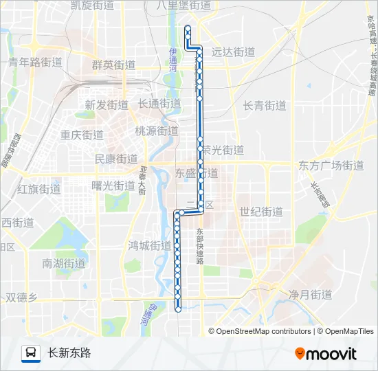 233路 Bus Line Map
