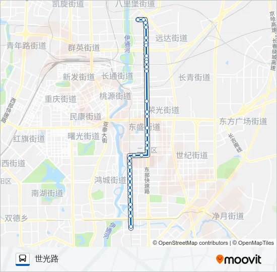 233路 Bus Line Map