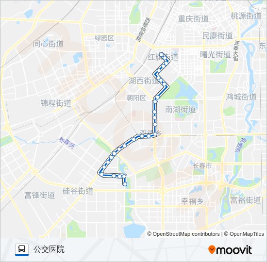 公交239路的线路图