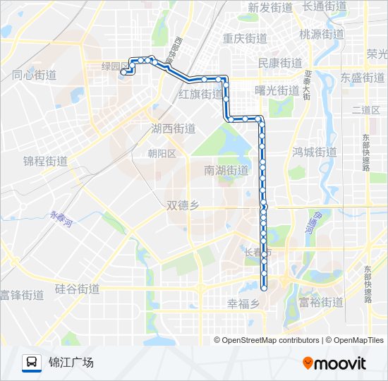 公交240路的线路图