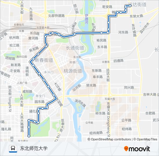 241路 Bus Line Map
