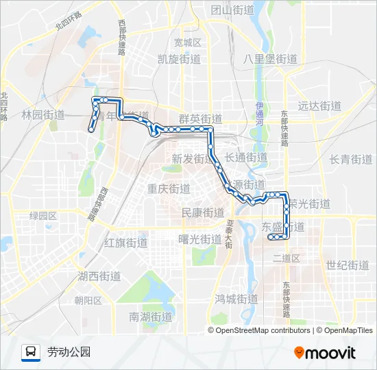 243路 Bus Line Map
