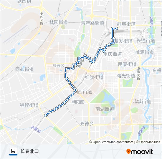 长春公交245路线路图图片