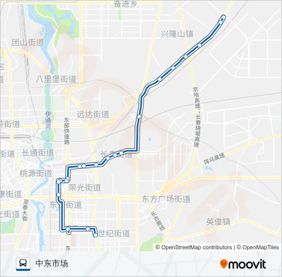 247路 Bus Line Map