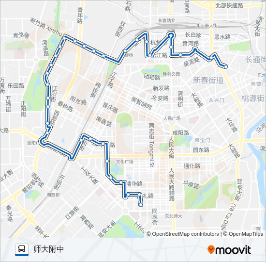 253路 Bus Line Map