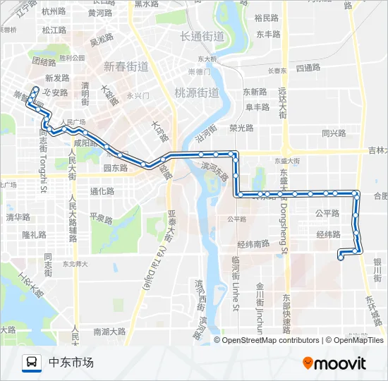 254路 Bus Line Map