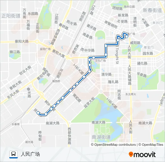 255路 Bus Line Map