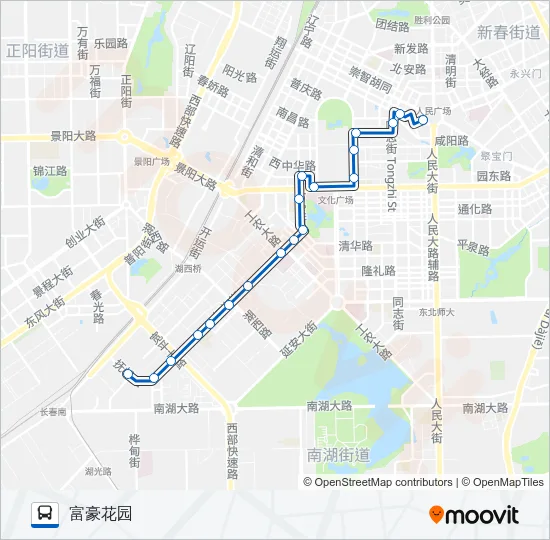 255路 Bus Line Map