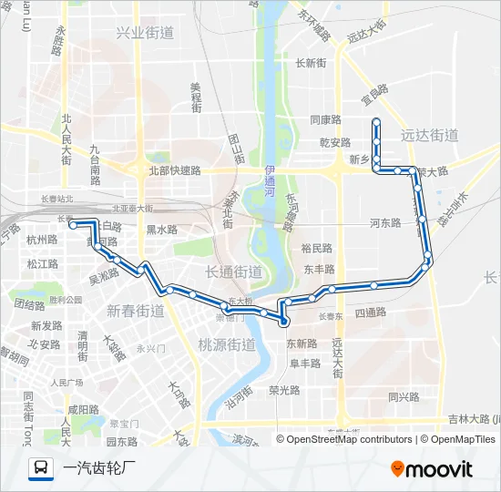 257路 Bus Line Map