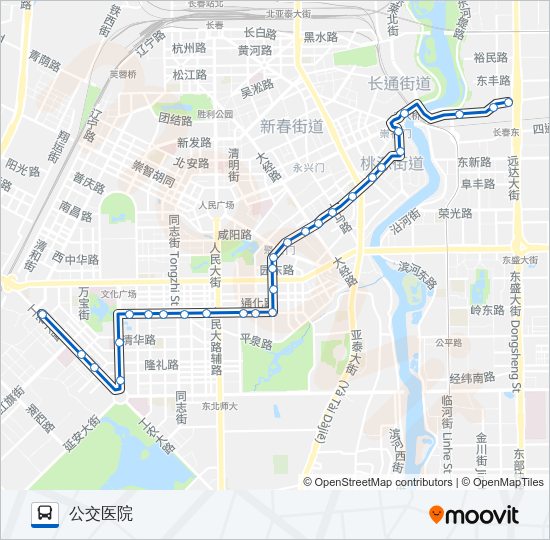 258路 Bus Line Map