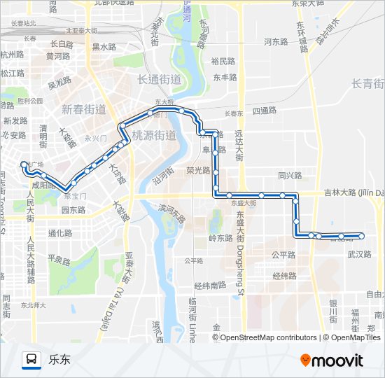 公交259路的线路图