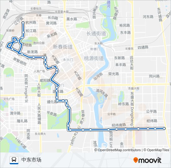 公交260路的线路图