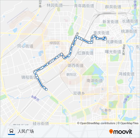 公交261路的线路图