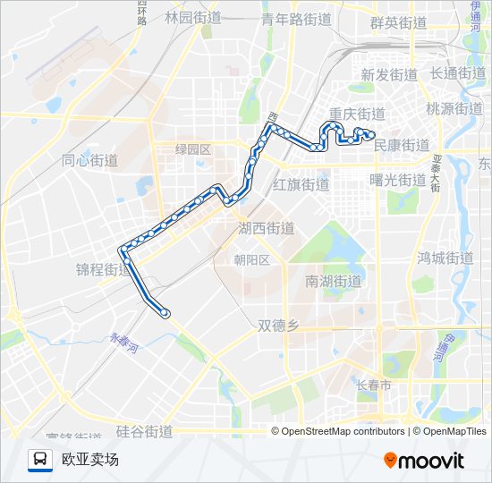 261路 Bus Line Map