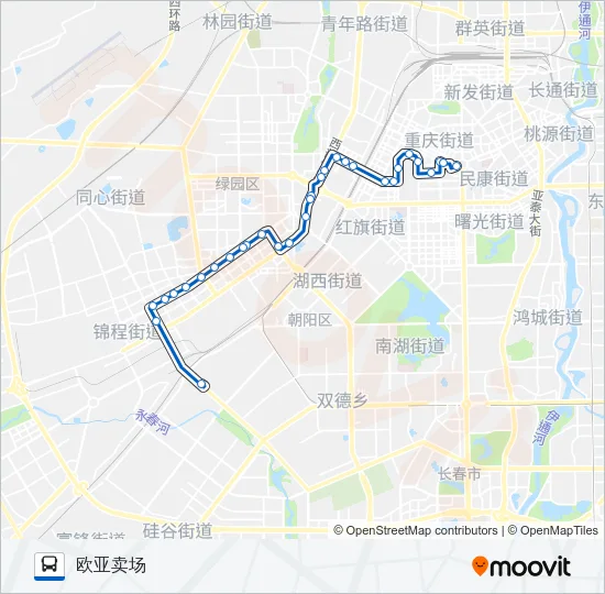 261路 Bus Line Map