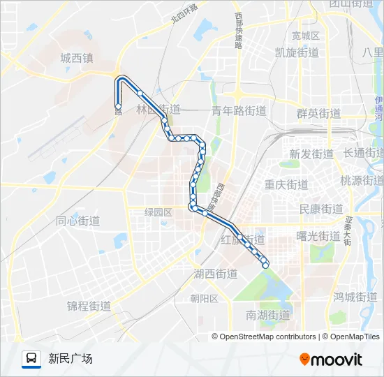 263路 Bus Line Map