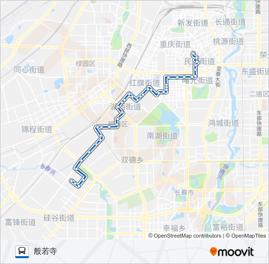 公交267路的线路图