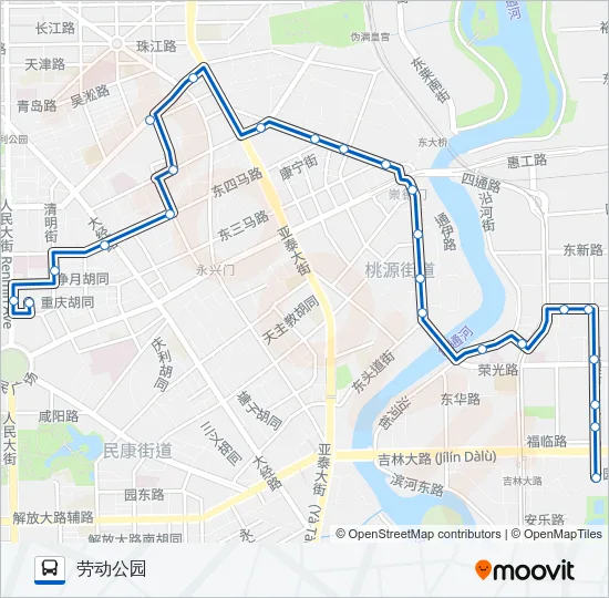 268路 Bus Line Map