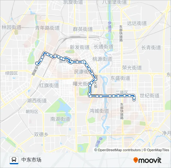 271路 Bus Line Map