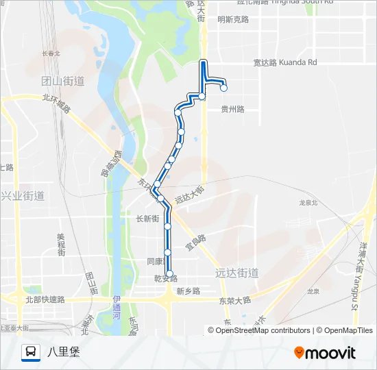 272路 Bus Line Map