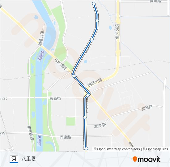 公交272路的线路图