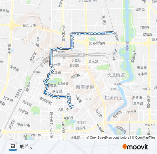 公交274路的线路图