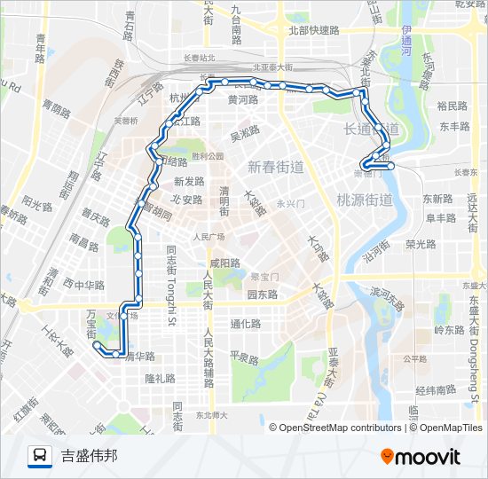 公交276路的线路图
