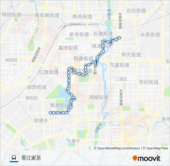 公交277路的线路图