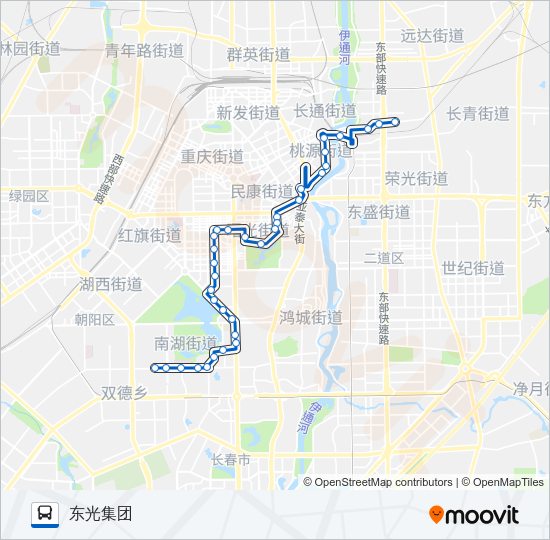 公交277路的线路图