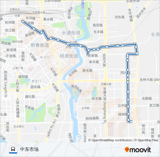公交279路的线路图