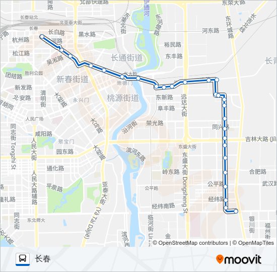 公交279路的线路图