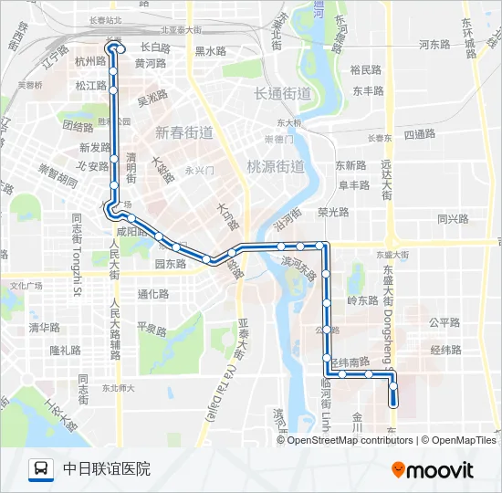 281路 Bus Line Map