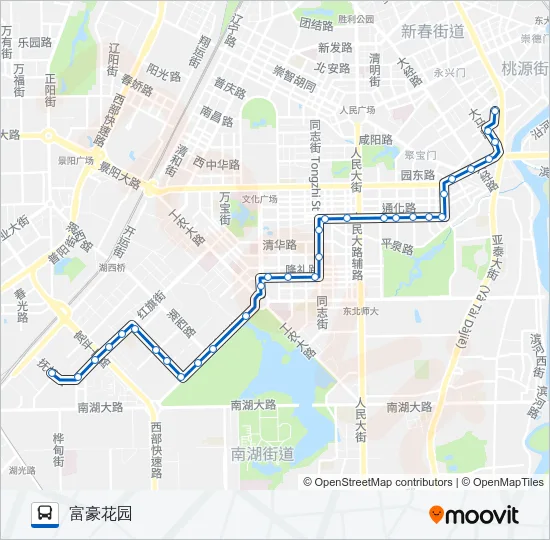 282路 Bus Line Map