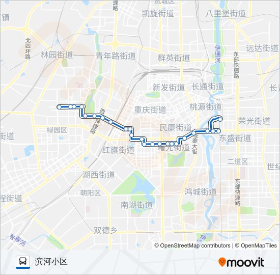 公交283路的线路图