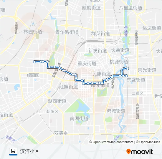 283路 Bus Line Map