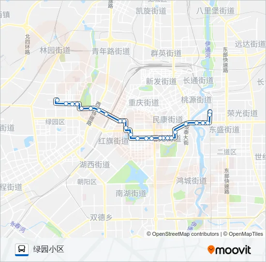 283路 Bus Line Map