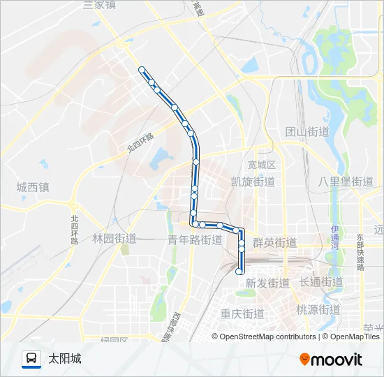 285路 Bus Line Map