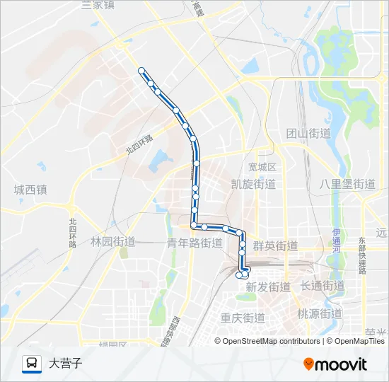 285路 Bus Line Map
