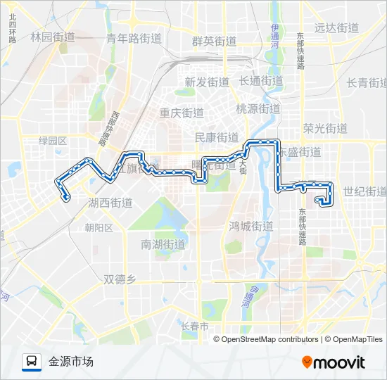 286路 Bus Line Map