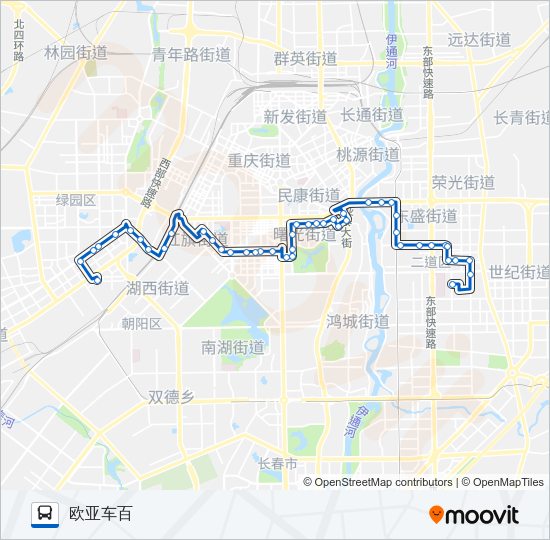 公交286路的线路图