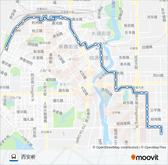 287路 Bus Line Map