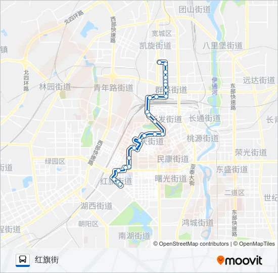 288路 Bus Line Map