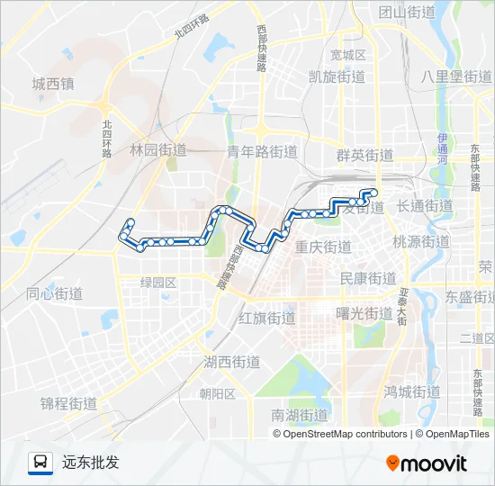 291路 Bus Line Map