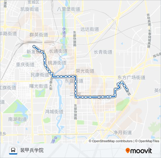 公交301路的线路图