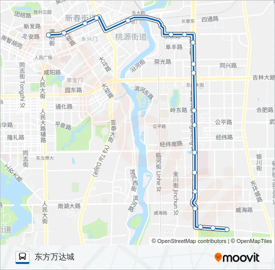 304路 Bus Line Map