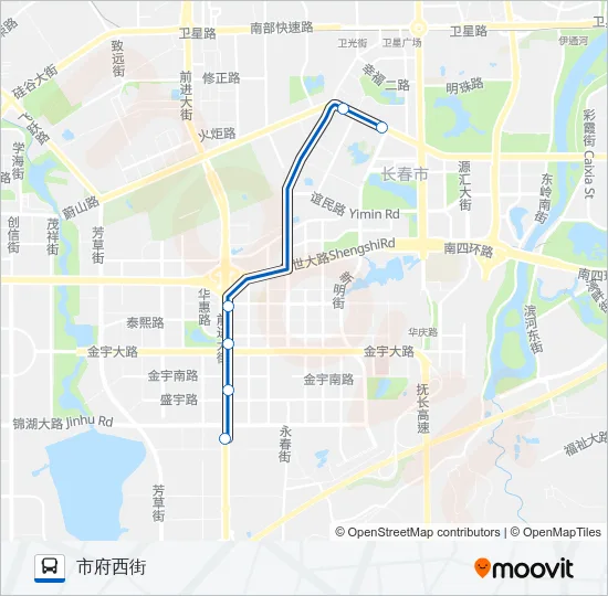 307路 Bus Line Map