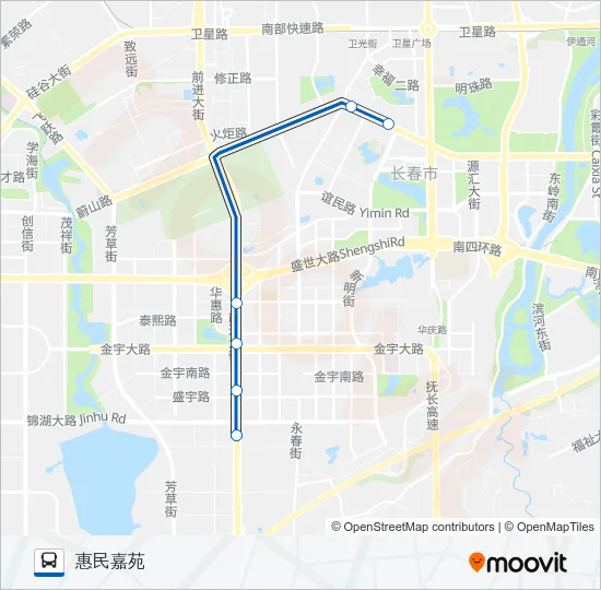 307路 Bus Line Map